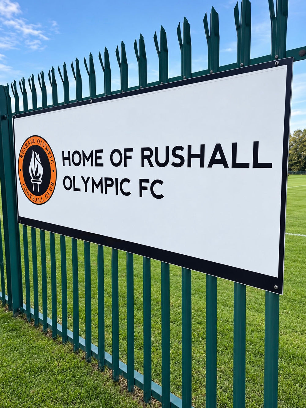 Home of Rushall Olympic FC ground sign